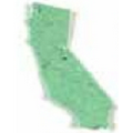 Seed Paper Shape Bookmark - State of California Shape